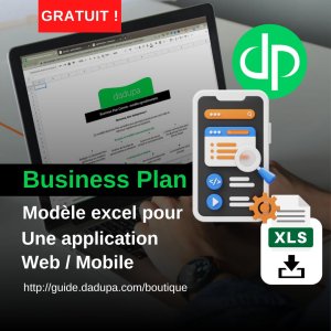 DADUPA Business Plan Canva pour une application web ou mobile